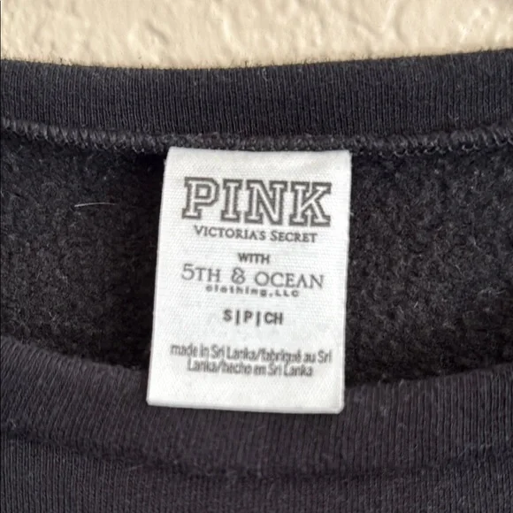 Kansas Black Crop Sweatshirt - Picture 2 of 6